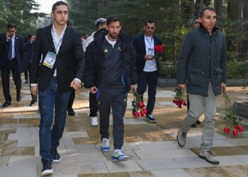 Curioso viaje de Lionel Messi hasta Azerbaiyán
