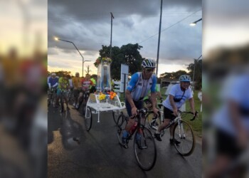 La bendición de la Virgen de Itatí llegó en forma de lluvia para los biciperegrinos