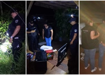 Con operativos locales, hubo tres detenidos por diferentes robos