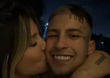 La Navidad romántica de Wanda Nara y L-Gante