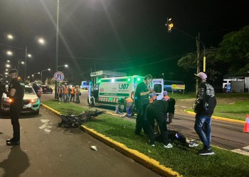 Motociclista alcoholizado provocó accidente en Oberá y una inspectora municipal resultó herida