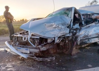 Choque frontal en la ruta nacional 14 dejó como saldo un muerto y varios heridos
