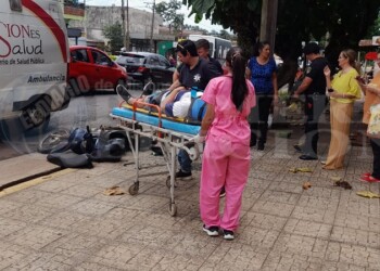 Un choque sobre avenida Cabred terminó con dos heridos graves