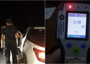 Cinco detenidos por manejar en estado de ebriedad y provocar accidentes