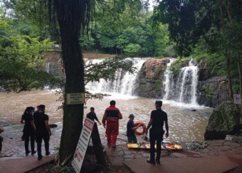 Intensa búsqueda de un joven desaparecido en el cauce del Salto Capioví