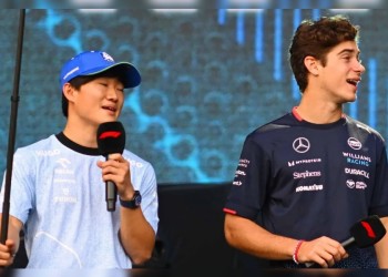 Franco Colapinto participó del “amigo invisible” en la Fórmula 1 y le regaló yerba mate a Yuki Tsunoda