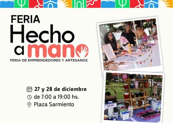 “Hecho a Mano” cierra el año en la Plaza Sarmiento