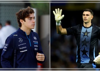 Franco Colapinto y “Dibu” Martínez se llevaron el Olimpia de Oro compartido