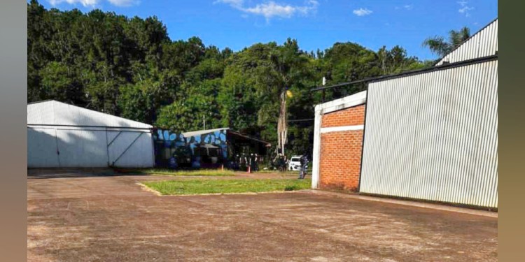 AFUERA DE LA CIUDAD. El destacamento de Infantería se encuentra en el predio del aeroclub, lejos de la zona urbana de Eldorado.