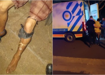 Estaba en un arroyo cuando aparentemente fue mordido por una serpiente