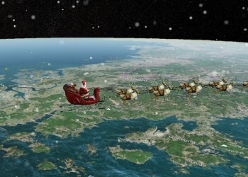 ¿Dónde está Papá Noel?: el mapa para “rastrear” su recorrido por el mundo en vivo