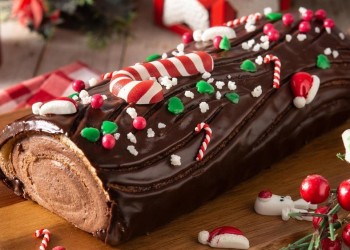 Recetas: probá este exquisito tronco navideño