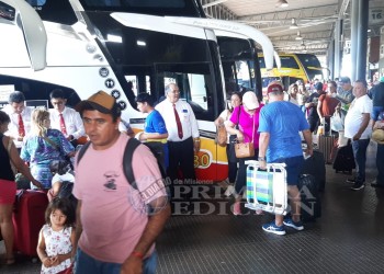 Continúa el intenso movimiento de misioneros a Brasil en colectivo