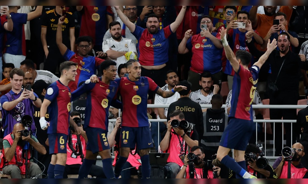 Barcelona humilló al Real Madrid y conquistó la Supercopa de España con ...