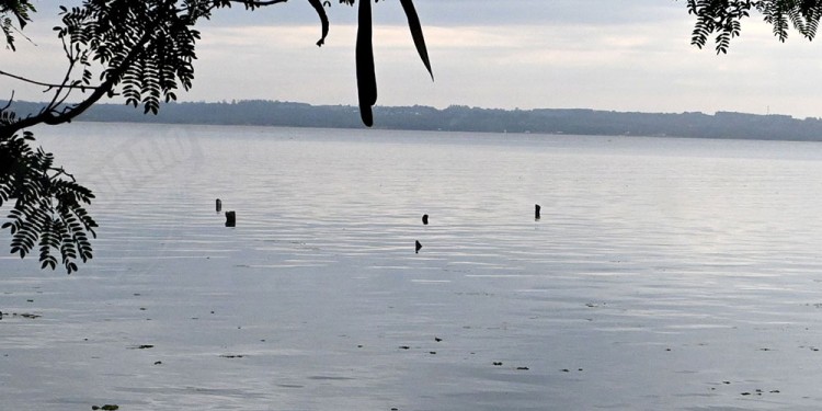 PELIGRO. Los puntos de la imagen pertenecen a troncos sumergidos que a pesar de los años siguen en pie.