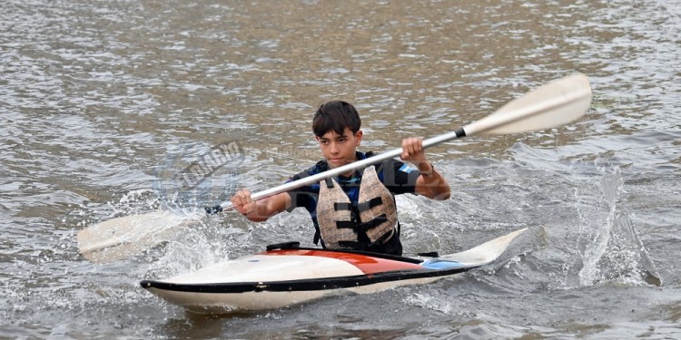 SACRIFICIO. Benjamín entrena a diario junto al equipo del Club Río Paraná.