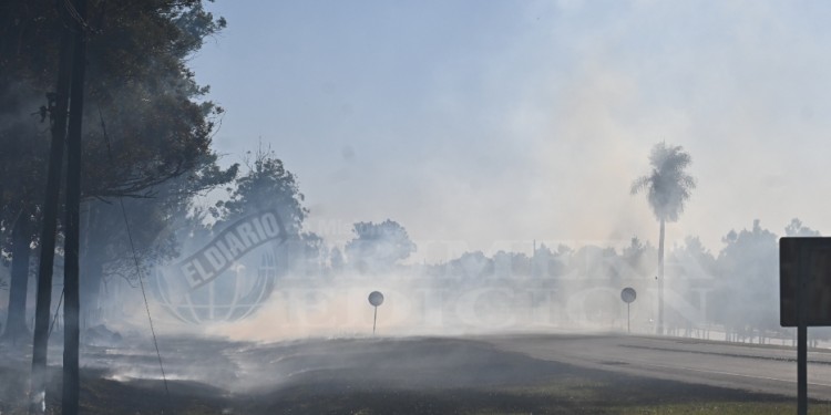El incendio en Itaembé Guazú en fotos