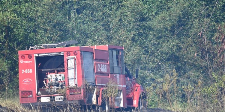 El incendio en Itaembé Guazú en fotos