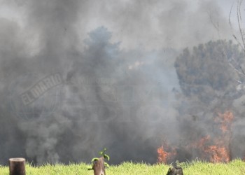 El incendio en Itaembé Guazú en fotos