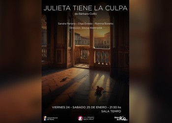 Llega la obra “Julieta tiene la culpa” a Sala Tempo