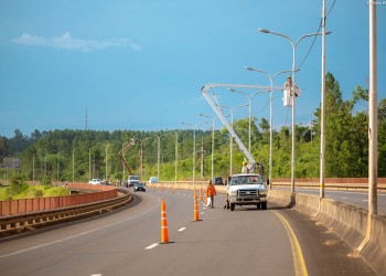 Luminarias LED y ahorro energético: los nuevos cambios en el puente Yabebiry