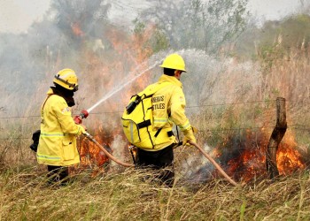 Intenso trabajo contra los incendios en Corrientes: alertan sobre condiciones extremas