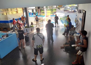 Cartoneros protestan en la Municipalidad de Puerto Rico