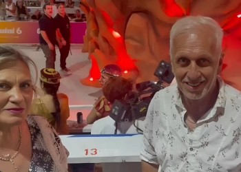 La madre de L-Gante y el padre de Wanda Nara, juntos