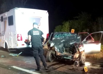 Un hombre falleció tras colisión entre un auto y una casa rodante en la ruta 12