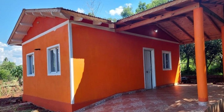 La casa donde fue encontrada asesinada Amanda Müller