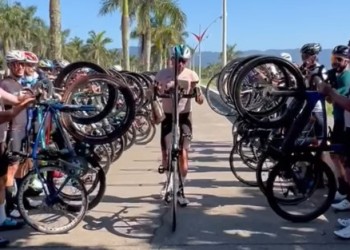 Emotivo homenaje al ciclista misionero que murió atropellado en Brasil