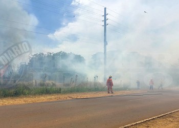Alerta en Posadas: bomberos y vecinos combaten el fuego en la zona del barrio Cruz del Sur