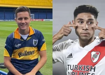 Sonríen Boca y River: Ander Herrera y Gonzalo Montiel llegaron a la Argentina