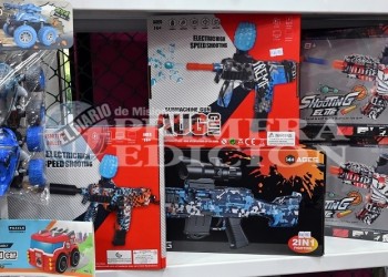 La pistola de hidrogel es el juguete “sensación” en la previa de la llegada de Los Reyes Magos