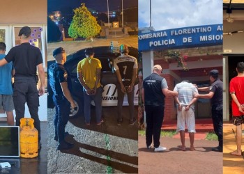 Misiones: seis detenidos y dos demorados en múltiples operativos policiales
