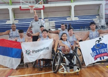 Debut con victoria para Luz y Fuerza en básquet adaptado