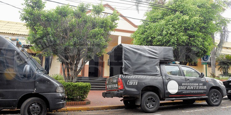DIRECCIÓN INFANTERÍA. Dependencia de calle Tucumán, manzana de la Jefatura de Policía, donde presta servicio el acusado.