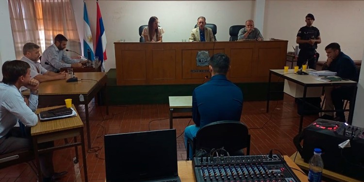 SE ABSTUVO. El imputado optó por no declarar ante el Tribunal Penal de Eldorado. Fueron en total cuatro jornadas.