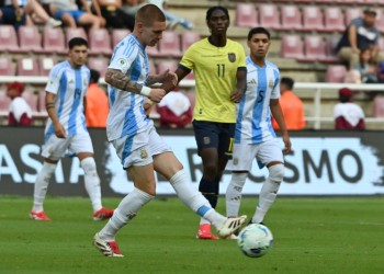 Argentina igualó con Ecuador y se clasificó a la fase final del Sudamericano Sub 20