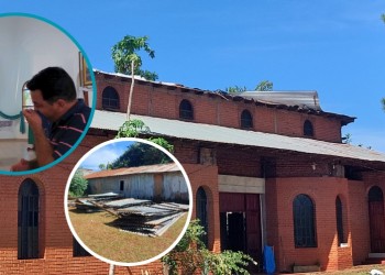 Posadas: capilla perdió más de 60 chapas de su techo tras el temporal