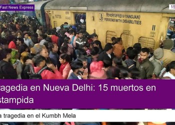 Estampida deja 15 muertos y 25 heridos en estación de trenes de Nueva Delhi