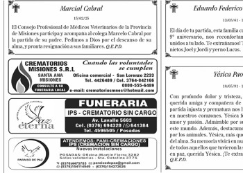 Fúnebres del martes 18 de febrero de 2025