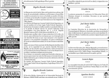 Fúnebres del Martes 11 de Febrero de 2025