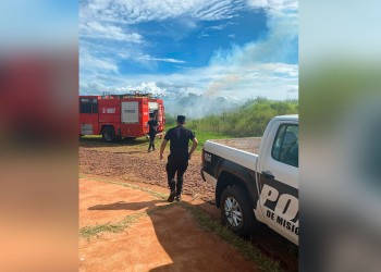 Realizó la quema de basura y tuvo que llamar a la policía para que apagara el fuego