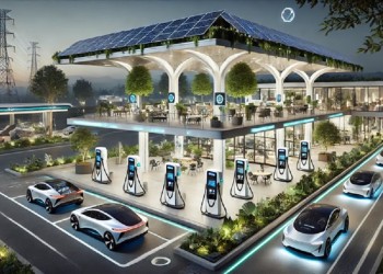 Cómo serán las estaciones de servicio dentro de 20 años según la Inteligencia Artificial