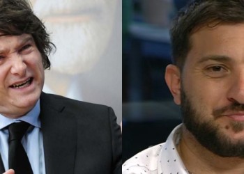 Milei tildó a Brancatelli de “basura” por criticar que Messi le haya autografiado una camiseta