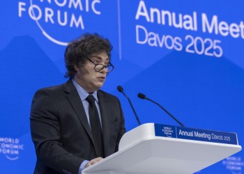 La imagen de Javier Milei cayó un 9% después de su discurso en Davos