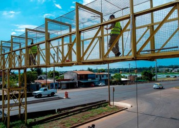 Solicitan circular con precaución por obras en el puente peatonal zona El Zaimán