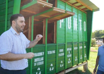 Alem: inauguraron tres Ecopuntos para el cuidado del medio ambiente