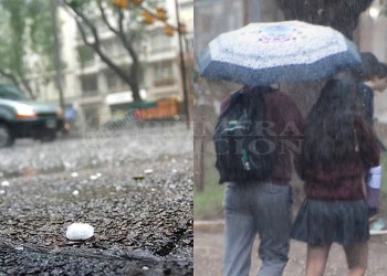 Alertan por tormentas intensas y posible caída de granizo para este jueves